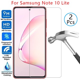 กระจกนิรภัย ป้องกัน สําหรับ Samsung Note 10 lite เคสบน galaxy note10 late not 10lite เคสโทรศัพท์ป้องกัน