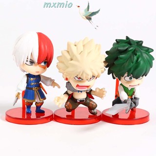 โมเดลฟิกเกอร์ PVC รูปการ์ตูน My Hero Academia Q Version Bakugo Katsuki Todoroki Shoto Midoriya Izuku Figure Age of Heroes ของเล่นสําหรับเด็ก