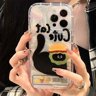 [พร้อมส่ง] เคสป้องกันโทรศัพท์มือถือ ลายกระดาษเลเซอร์ สําหรับ Apple iPhone 15 14 13 12 11 PROMAX XS XR XSMAX SE2020 6 7 8PLUS MINI