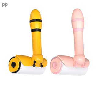 PP Lint Roller เหนียวแน่นแบบพกพาขนาดกะทัดรัด Ergonomic Handle Pet Hair สำหรับโซฟาเสื้อผ้าเตียงพรม