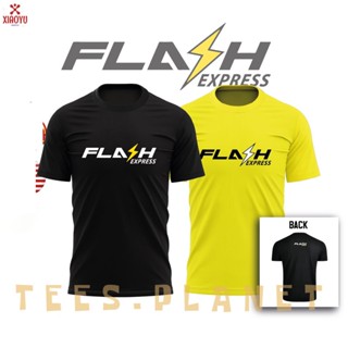 เสื้อยืด ผ้าไมโครไฟเบอร์ ลาย Rider Flash Express Rider Jersey