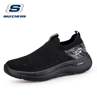 SKECHERS รองเท้ากีฬา รองเท้าสลิปออน แบบสวม สวมใส่สบาย สําหรับผู้ชาย