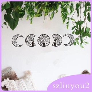 [szlinyou2] รูปปั้นต้นไม้ สไตล์โบโฮ สําหรับตกแต่งผนังบ้าน 5 ชิ้น