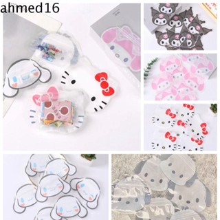 Ahmed ถุงขนม ลายหัวใจ กันน้ํา ทนทาน สําหรับใส่ขนมหวาน 10 ชิ้น