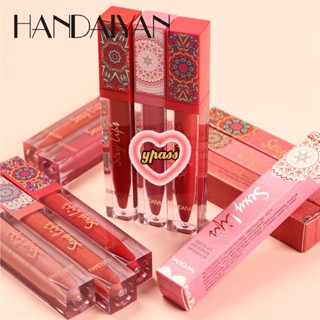 CYREAL CYREAL Han Daiyan Mini Matte Lip Mini Matte Lip Lipstick,ลิปกลอส,เนื้อแมท,ลิปกลอสกำมะหยี่,ผลไม้,ลิปกลอส,ไม่ติดมวล,ติดทนนาน,คุณภาพสูง,กันน้ำ,