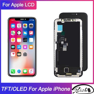 อะไหล่หน้าจอสัมผัสดิจิทัล LCD 100% แบบเปลี่ยน สําหรับ iPhone X A1865 A1901