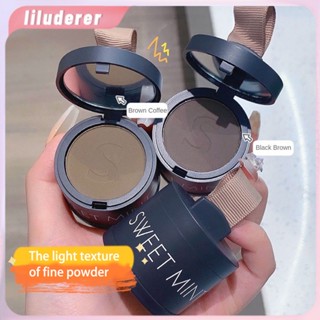 Sweet Mint Hairline Powder Hair Replacement Filling Forehead Cover Waterproof Sweat-proof Hair Bun Line Modification Shadow Powder HO