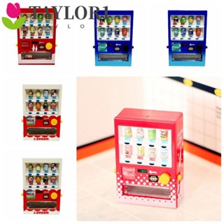 Taylor1 เครื่องดื่มจําลอง Vending|บ้านตุ๊กตาน่ารัก ขนาดเล็ก 1:12 ของเล่นเสริมการเรียนรู้ สําหรับเด็ก