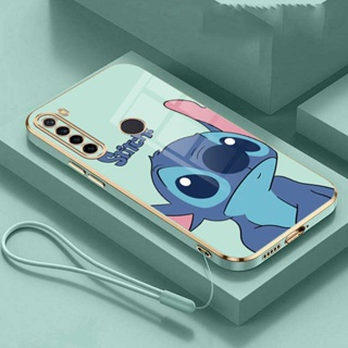 เคสโทรศัพท์มือถือ ซิลิโคนนุ่ม ขอบตรง ลาย Stitch มอนสเตอร์ ตลก สําหรับ realme 5 5i 5s 6i 6 Pro realm7 Pro 7i C17