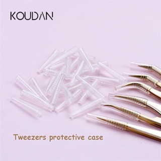 Koudan แหนบใส ป้องกันเล็บ เครื่องมือทําเล็บ 50 ชิ้น