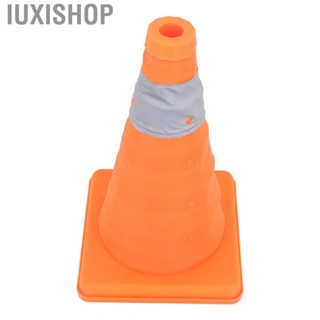 Iuxishop Traffic Safety Cone  Heat Resistant Collapsible Markedness 30cm Height PE PP Reflective Cones for Yard