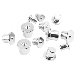 ⚡NEW 8⚡Center Points Pin 12 Pcs Set A3 Chrome Plating DIY Wooden Crafts Silver