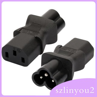 [szlinyou2] ใหม่ อะแดปเตอร์แปลงซ็อกเก็ต 3Pin IEC 320 PDU UPS C13 เป็นปลั๊ก