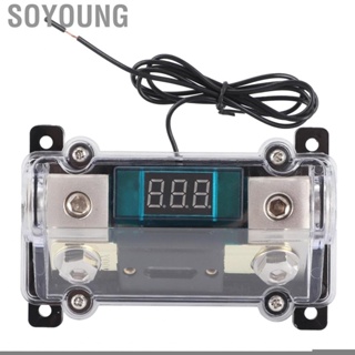 Soyoung Fuse Holder  Safe Convenient Distribution Block Digital Diode Emitting for Yacht Car