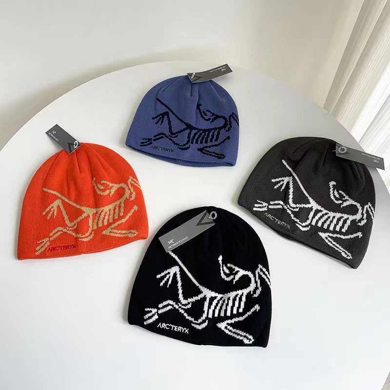 Beanie ใหม่ หมวกบีนนี่ ผ้าถัก ปักลาย ลําลอง ฤดูใบไม้ร่วง ฤดูหนาว สําหรับผู้ชาย ผู้หญิง