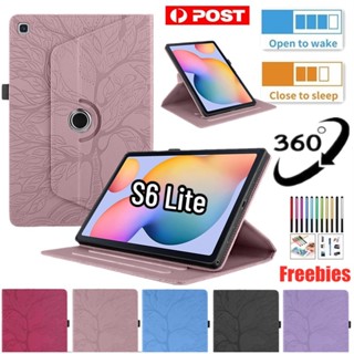 เคสหนัง ฝาพับ หมุนได้ 360 องศา สําหรับ Samsung Tab S6 Lite 10.4 นิ้ว SM-P610 SM-P613 SM-P619 SM-P615