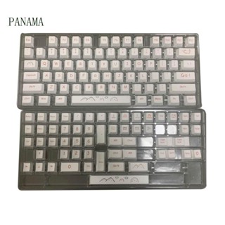 Nama PBT ปุ่มกดคีย์บอร์ด ลายกราฟฟิตี้ 131 สีขาว