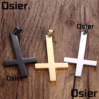 Osier1 สร้อยคอ สีทอง สีเงิน ไม้กางเขน