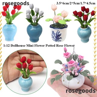 Rosegoods1 เฟอร์นิเจอร์บ้านตุ๊กตา คุณภาพสูง 1:12