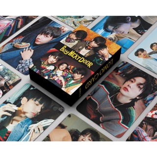 Photocard 55P BND บอยเน็กซ์ดอร์ BOYNEXTDOOR Who! lomo card การ์ดโลโม่ แบบ 2 ด้าน โค้งมน ไร้ขอบ 8.7×5.7ซม โฟโต้การ์ด