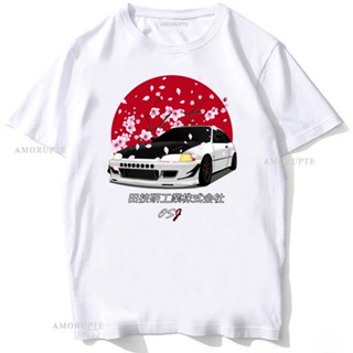 เสื้อยืดแขนสั้นลําลอง พิมพ์ลายรถยนต์ Civic EG Sun Rise Edition Old School JDM แฟชั่นฤดูร้อน สําหรับผู้ชาย