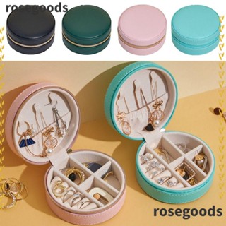 Rosegoods1 กล่องเก็บเครื่องประดับ แบบพกพา กล่องบรรจุภัณฑ์ เครื่องประดับ ที่ใส่เครื่องประดับ ออแกไนเซอร์