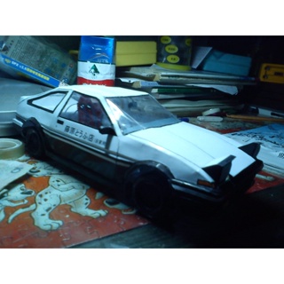 โมเดลกระดาษ รูปการ์ตูนแอนิเมชั่น Initial D AE86 3D แฮนด์เมด DIY สําหรับครอบครัว เด็กอนุบาล