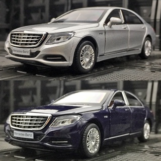 โมเดลรถยนต์ 1: 32 Mercedes Benz McBach S600 ของเล่นสําหรับเด็กผู้ชาย