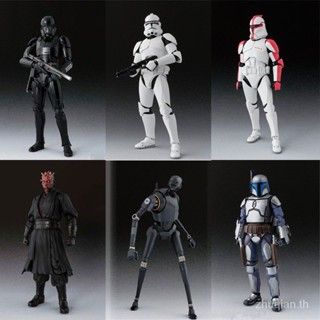 Quick Star Wars movable Darth Moore white soldier black soldier bounty hunter red clone manual model