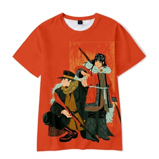 เสื้อยืด พิมพ์ลายการ์ตูน Kamuy สีทอง 2022