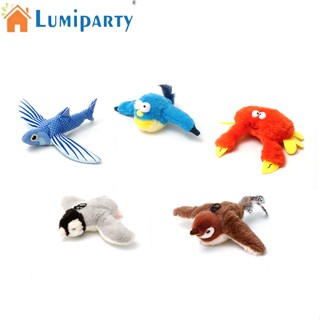 Lumiparty ของเล่นตุ๊กตาแมวไฟฟ้า แบบสัมผัส ชาร์จ Usb สําหรับออกกําลังกายแมว