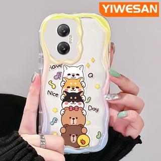 เคสมือถือ แบบนิ่ม แบบใส ลายการ์ตูนสัตว์ กันกระแทก สําหรับ Infinix Hot 20 Hot 20i Hot 20 Play Hot 30 Hot 30i Hot 30 Play