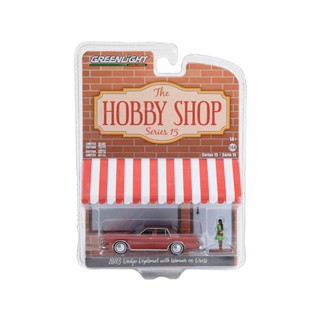 Greenlight 1/64 The Hobby Shop Series 15 - 1983 Dodge Diplomat with Woman in Dress 97150-C