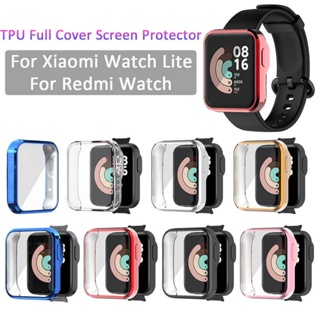 สําหรับ Mi watch Lite นิ่ม ที่มีสีสัน TPU เคสนาฬิกา เคสป้องกัน เคส ผิว สําหรับ Redmi watch