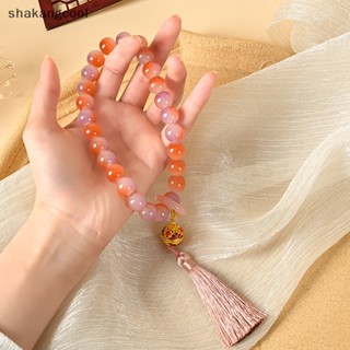 Shakangcool สร้อยข้อมือ ประดับลูกปัด พู่ระฆัง สไตล์โบราณ สําหรับของขวัญ เครื่องประดับ