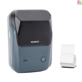 [ขายดี] Niimbot B1 เครื่องทําฉลากสติกเกอร์ฉลาก เชื่อมต่อบลูทูธ ขนาดเล็ก พร้อมม้วนฉลาก 50*30 มม. DIY