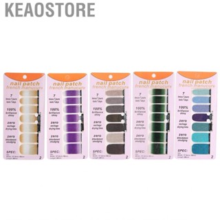 Keaostore DIY Nail Wraps  Widely Used Polish Decals Strips Full Easy Use Strip Art  Gradient Good Durability for Woman Home