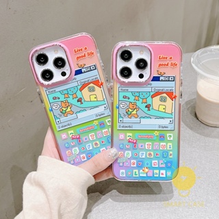 For เคสไอโฟน 14 Pro Max [Retro Keyboard Dialog] เคส Phone Case For iPhone 14 Pro Max 13 12 11 For เคสไอโฟน11 Ins Korean Style Retro Classic Couple Shockproof Protective TPU Cover Shell