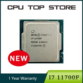 ใหม่ โปรเซสเซอร์ CPU Intel Core i7 11700F 2.5GHz L3=16M 65W LGA 1200 ไม่มีพัดลม