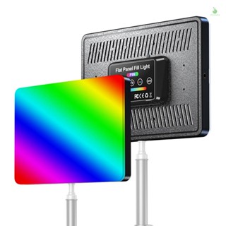 Phonelaptop แผงไฟ LED RGB 40W อุณหภูมิสองสี 3000K-6500K ปรับได้ ความสว่างหลายโหมด RGB RA95+ พร้อมหัวบอล และรีโมต