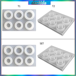 แม่พิมพ์ซิลิโคนเรซิ่น อีพ็อกซี่ สําหรับทําเครื่องประดับ แหวน สร้อยคอ แฮนด์เมด DIY