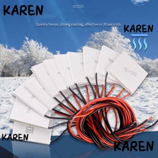 Karen แผ่นทําความเย็น เทอร์โมอิเล็กทริก กึ่งตัวนํา 3 แบบ 20x20 มม. TEC1-04904 TEC1-04905 TEC1-04906