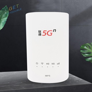 [Getdouble.th] เราเตอร์ WiFi 5G 1000Mbps CPE เข้าได้กับซิมการ์ดเครือข่าย 4G 3G