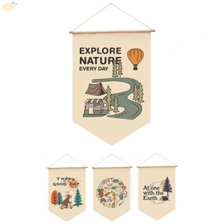 【VARSTR】Premium Quality and Service Camper Camping Burlap Cloth Garden Flag 12x18 Inches