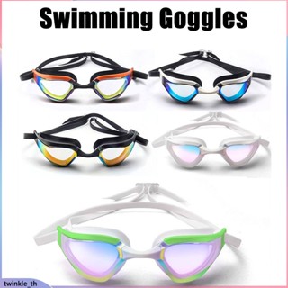 แว่นตาว่ายน้ำ Anti-fog Swimming Goggles Adult Electroplated Racing Goggles Swimming Goggles Professional Swimming Equipment (twinkle.th)