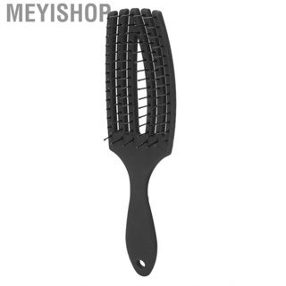 Meyishop Detangling Comb Comfortable Experience Ergonomic Handle Wide Tooth for Home Hotel Travel
