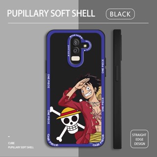 สําหรับ Samsung Galaxy J4 J6 Plus J8 2018 J5 J7 Pro Prime 2015 2017 เคสโทรศัพท์ ลูฟี่ ฝาครอบกล้อง แบบเต็ม ซิลิโคนนิ่ม TPU เคสกันกระแทก