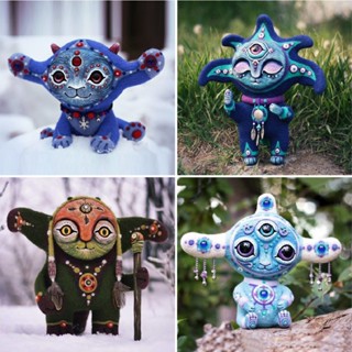 New Strange Elves Resin Statue Outdoor Courtyard Tabletop Decoration Alien Toy