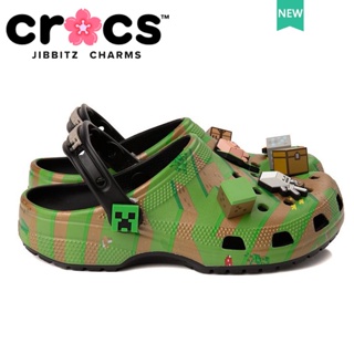 รองเท้าแตะ Crocs กันลื่น ลายการ์ตูนน่ารัก เหมาะกับเดินชายหาด สําหรับเด็ก#208473