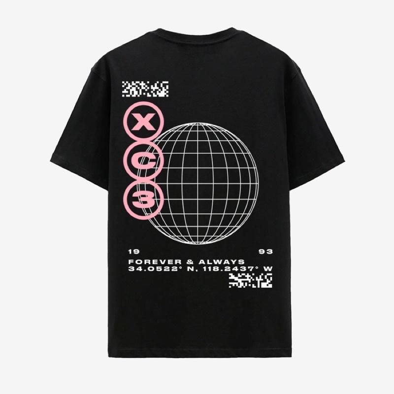 เสื้อยืดคอกลมOversize เสื้อยืดคอกลม Mark Tuan XC3 BUTTERFLY COLLECTION แท้100% PartII national tideแ